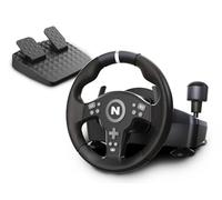 NITHO Drive Pro V200 Volante de Carreras con Pedales y Palanca de Cambios, Volante de Jeugos para PC, PS4, Xbox One, Xbox Series X/S y Windows con Vibración, Compatible con Juegos de Carreras