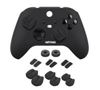 NiTHO FPS Precision Kit para Mando Xbox Series X/S, Incluye Cubierta de Silicona, Anillos de Precisión, 3 Tamaños de Empuñaduras para Pulgar, Pegatinas para el Gatillo, Accesorios para Xbox Series X/S