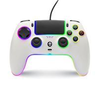 NITHO NOVA Mando con Cable Compatible con PS5/PC/MAC/Android/Steam Deck, Gamepad con Efecto Hall, Paletas Programables, Turbo, Giroscopio de 6 Ejes, Vibración Dual, Iluminación RGB & Jack de Audio