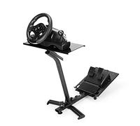 NiTHO Soporte Volante para Logitech G29 G920 G923/Thrustmaster/Fanatec, Soporte del Volante de Carreras Universal con Pedales, Wheel Stand Plegable con Inclinación Ajustable para Sim Racing