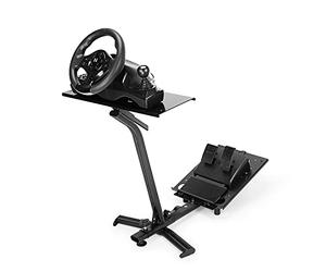 NiTHO Soporte Volante para Logitech G29 G920 G923/Thrustmaster/Fanatec, Soporte del Volante de Carreras Universal con Pedales, Wheel Stand Plegable con Inclinación Ajustable para Sim Racing