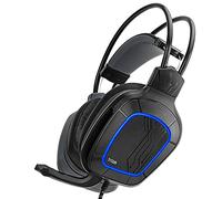 NITHO Titan Auriculares Gaming Over-Ear - Controladores de 50 mm, Audio 7.1 para PC, Micrófono Flexible, Iluminación RGB - USB - Compatible PS4/Xbox/Switch/Portátil - Negro