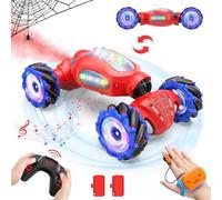 Nitigo Coche Teledirigido, Carro Telecomandado 4x4 Coche Control Remoto Spider, 2.4 GHz Acrobático Coche RC con la Mano Rotación 360° Drift RC Car Radiocontrol, Regalo Juguetes Niño Niña 6-12 Años