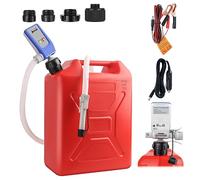 Nitigo Fuel Transfer Pump 12v Bomba de Transferencia de Combustible con Sensor de Parada Automática (3.2GPM), Bomba Eléctrica de Transferencia de Diesel con Adaptador para Tanque de 4 Tamaños