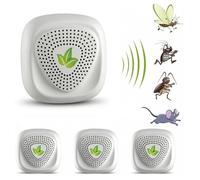 Nitoer Repelente ultrasónico de plagas, repelente electrónico para interiores, control de plagas para ratones, cucarachas, hormigas, moscas, mosquitos, roedores, inofensivo para mascotas y humanos