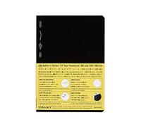 Nitoms S4123 STALOGY - Cuaderno de 1/2 oreja, B6, cuadriculado, color negro