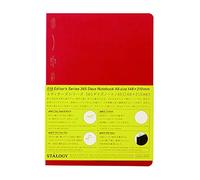 ニトムズ(Nitoms) Stalogy 018 Editor's Series - Cuaderno de 365 días (A5/rojo), 14,7 x 21,1 cm, A5, cuaderno de 365 días