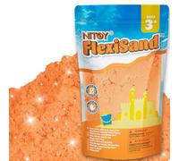 NiToy FlexiSand - Arena de juego de 1 kg, nunca se seca, divertida para niños de 3 años en adelante, recarga a granel para juguetes sensoriales de caja de arena, ideal para dar forma, apretar y