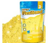 NiToy FlexiSand - Arena de juego de 2.2 libras, nunca se seca, para niños de 3 años en adelante, repuesto a granel para juguetes sensoriales de caja de arena, ideal para dar forma, apretar y moldear