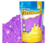 NiToy FlexiSand - Arena de juego de 2.2 libras, nunca se seca, para niños de 3 años en adelante, repuesto a granel para juguetes sensoriales de caja de arena, ideal para dar forma, apretar y moldear