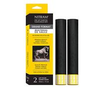Nitram Charcoal Soft Rnd 25Mm Demi Stk 2 Pk