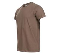 Nitras Pack de 5 camisetas de trabajo Motion Tex Light para hombre, 100% algodón, marrón, XL