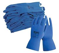 NITREX Unigloves 645 - Guantes de látex resistentes a los químicos, color azul