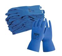 NITREX Unigloves 645 - Guantes de látex resistentes a los químicos, color azul