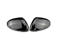 NITRIMS Carcasa Espejo Retrovisor para VW para Golf 8 para MK8 2020 2021 2022 Cubierta De Espejo Retrovisor Lateral De Coche Cubiertas De Espejo(Color:No Hole Black)