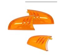 NITRIMS Cubierta De Retrovisor De Puerta Cubiertas de luz de Giro para Espejos Laterales Delanteros de para Buick Rainier para GMC Envoy para Oldsmobile Bravada Espejo Retrovisor de Coche(Amber Lens)
