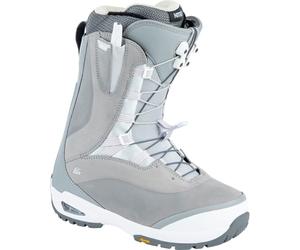 Nitro Bianca TLS Premium All Mountain Freeride Freestyle Sistema de Cordones rápidos Barco Snowboard, Mujeres, Gris, MP 25.5 // EU 39 1/3 // US WMN 8