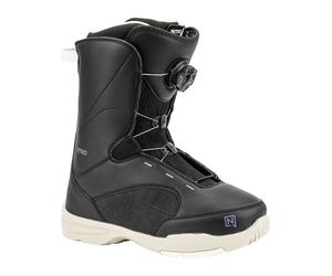 Nitro - Botas de snowboard mujer - Flora Boa Black - Talla 40 2/3 - Negro Negro 40 2/3