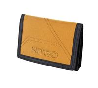 NITRO Cartera Unisex de Triple Pliegue con Cierre de Velcro, Amber Glow, 14 x 10 cm