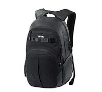 Nitro Chase - Mochila escolar con organizador, con compartimento para portátil de 17 pulgadas, color negro, Negro resistente, (35L) EU, Rucksack