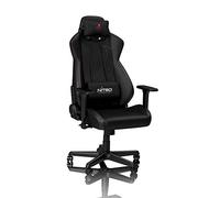NITRO CONCEPTS S300 EX - Silla para Videojuegos (56 x 57 x 140 cm), Color Negro