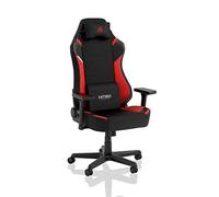 Nitro Concepts X1000 - Silla de Oficina - Silla de Escritorio - Funda de Tela - 135 kg - Negro/Rojo