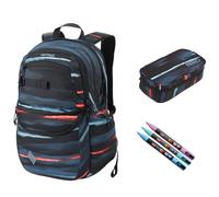 Nitro Future Hero - Set de lápices (incluye estuche XL y rotulador creativo POSCA, Acid Dawn, 35 L, Casual