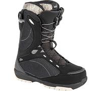Nitro Monarch TLS '24 All Mountain Freestyle Schnellschnürsystem Boot Snowboardboot Barco de Snowboard, Mujeres, Beige y Negro, MP 26.5 // EU 40 2/3 // US WMN 9