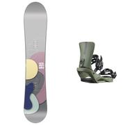 Nitro - Packs (snowboard + fijaciones) - Pack Nova 2026 de Madera - Gris Gris 144 cm.152 cm