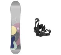 Nitro - Packs (snowboard + fijaciones) - Pack Nova 2026 para Mujer de Madera - Gris Gris 152 cm.144 cm.148 cm