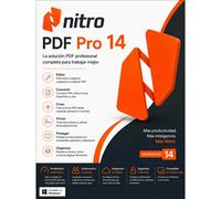 Nitro PDF Pro 14 para Windows - 1 PC - Licencia de por vida