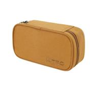 NITRO Pencil Case XL - Mochila Escolar con Organizador, Mochila Escolar, Mochila de día con Compartimento para portátil de 17 Pulgadas, Amber Glow, 21 x 10 x 6,5 cm, Estuche para
