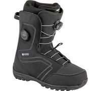 Nitro Sentinel Boa '23 All Mountain Freestyle Sistema de Cordones rápidos Barco de Snowboard, Hombres, Negro auténtico, MP 30.0 // EU 45 1/3 // US 12