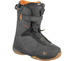 Nitro Snowboard Team Pro TLS '24 Marcus Kleveland All Mountain Freestyle-Sistema de Cordones Rápidos para Hombre Barco, Negro, MP 31.5 // EU 47 1/3 // US 13,5