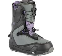 Nitro Snowboards Cave TLS Step On Botas de Snowboard, Mujeres, Black-Charcoal, MP 24,5 // EU 38 // US 7