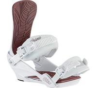 Nitro Snowboards Cosmic Fijaciones de Snowboard Nitro, Mujeres, White Pearl, S/M