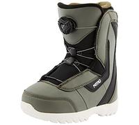 Nitro Snowboards Droid Boa Botas de Snowboard, Juventud Unisex, Charcoal-BLK-Wht, 180