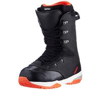 Nitro Snowboards Herren Venture Pro Stnd '20 All Mountain Freeride Freestyle Lacing Boot Snowboardboot Botas de Snowboard, Hombres, Negro-Rojo (Fox), 26,5