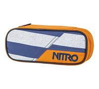 Nitro Snowboards Pencil Case, Estuche 28 cm, Heather Stripe