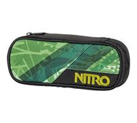 Nitro Snowboards Pencil Case, Estuche 28 cm, Wicked Green