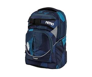 Nitro Snowboards Superhero, Mochila Tipo Casual 30 litros, 44 cm, Fragments Blue