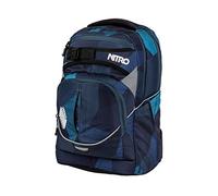 Nitro Superhero Mochila Escolar Mochila Escolar Mochila Mochila Mochila Correa de Cintura Extraíble Placa Base Resistente Bolsa Térmica 30L