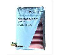 Nitrofoska Special. Abono granulado con microelementos para viña, parrales y huerta 12-12-17 (2) mg. Saco de 25 kg. Con magnesio, azufre y boro, nutrientes esenciales para la vid..