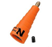 Nitrogen Purge Boot para soldadura HVAC, sello manos libres para tubos de cobre de 3/8 a 1-1/8 pulgadas, conector de 1/4 pulgadas, color naranja