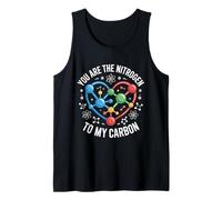 Nitrógeno a mi Ciencia del Carbono Amor Química Camiseta sin Mangas