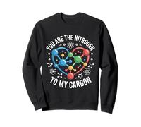 Nitrógeno a mi Ciencia del Carbono Amor Química Sudadera