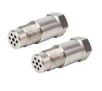 Nitrógeno Sensor Adaptador Espaciador De Sensor 2 Piezas Para Luz Verificación Del Motor CEL Para Mini Catalizador, O2 M18 X 1,5