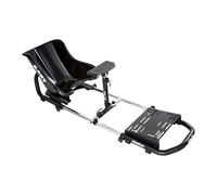 NitroKart - Cabina de simulación de carreras para niños y adultos desde 1m20 hasta 1m95, compatible con todas las marcas de volantes para PC y consola