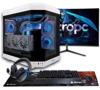 NitroPC - Pack Platinum v2 | PC Gaming Completo (AMD Ryzen 7 7800X3D 8/16 5.0GHz, RTX 5060 Ti 16GB, RAM 32GB RGB, M2 2TB, Windows 11 | WiFi, Monitor Curvo 27", Teclado, ratón, Cascos) PC sobremesa