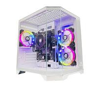 NitroPC - PC Gaming Avanzado (AMD Ryzen 5 3400G 4/8 4.2GHz, RX Vega 11, RAM 16GB, M.2 1TB, Windows 11 Pro, iluminación RGB, WiFi) Ordenador de sobremesa, PC Gamer (Blanco)